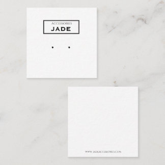 D'appel carte modifiable pour boucles d'oreilles