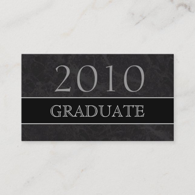 D'appel Carte nominative licenciée du profil 2010 - marbre (Devant)