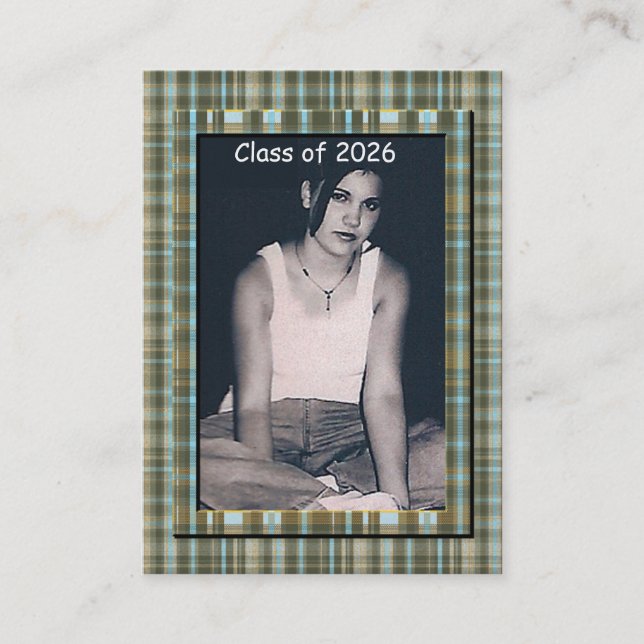 D'appel Classe supérieure Plaid de 2010 Carte photo (Devant)