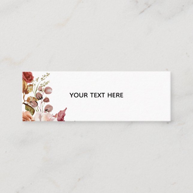 D'appel Créez votre propre carte florale (Devant)