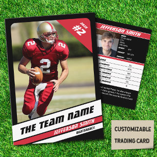 D'appel Équipe de football carte de commerce Sport cadeau