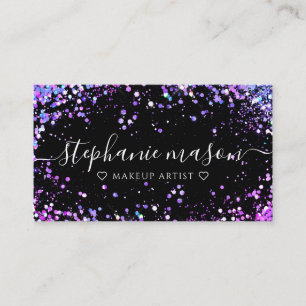 D'appel Holo Parties scintillant maquillage Artiste Carte 