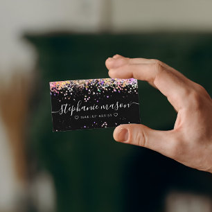 D'appel Holo Parties scintillant maquillage Artiste Carte 