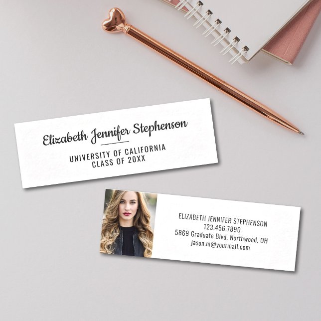 D'appel Nom du diplôme insérer un carte photo simple (Créateur téléchargé)
