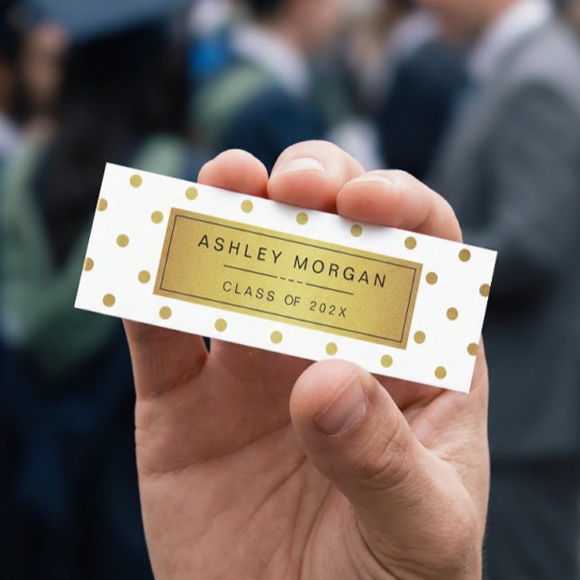 D'appel Parties scintillant moderne blanche et or - Carte  (Créateur téléchargé)