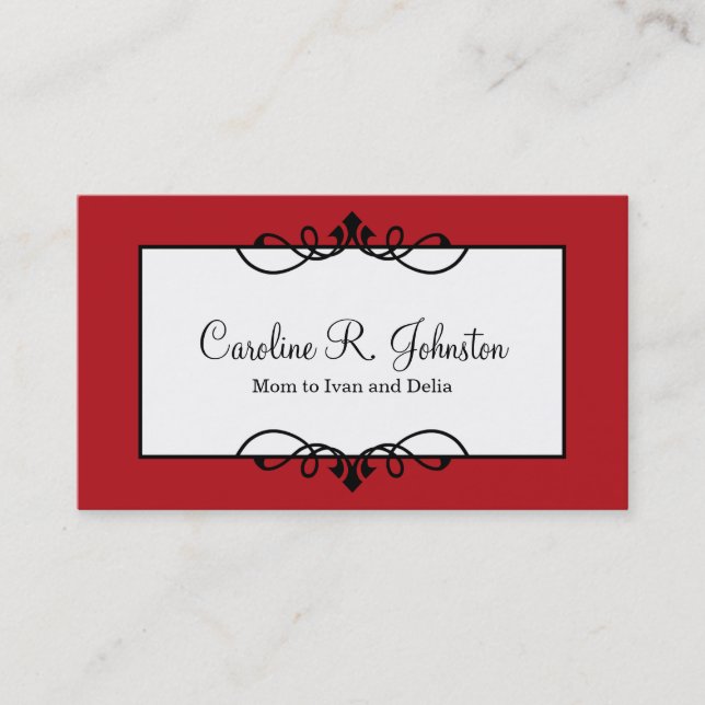 D'appel Passion bordure rouge cadre classique carte mère p (Devant)
