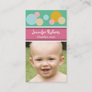 D'appel Points colorés de carte de maman