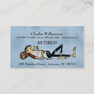 D'appel Retraité - Carte de visite - image de RipVanWinkle