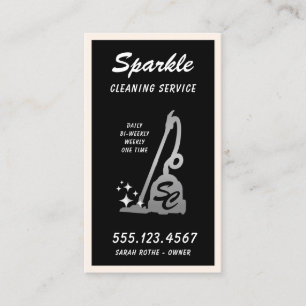 D'appel Service De Nettoyage Maison Monogramme, Carte D'Ap