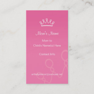 D'appel Télécarte de maman - carte rose de profil de