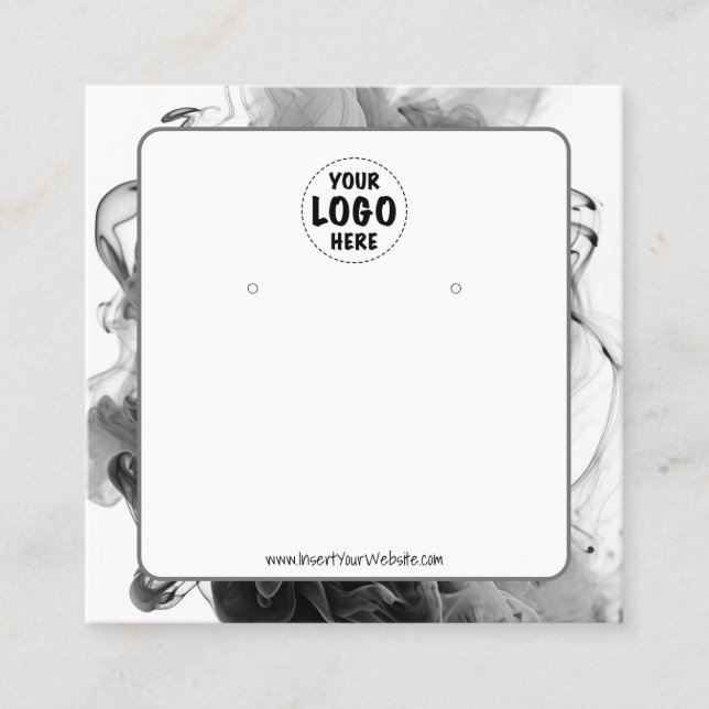 D'appel Votre logo Smokey gothique Elevage Carte d'afficha (Devant)