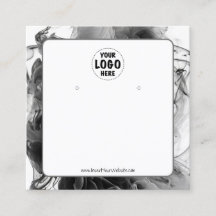 Votre logo Smokey gothique Elevage Carte d'afficha