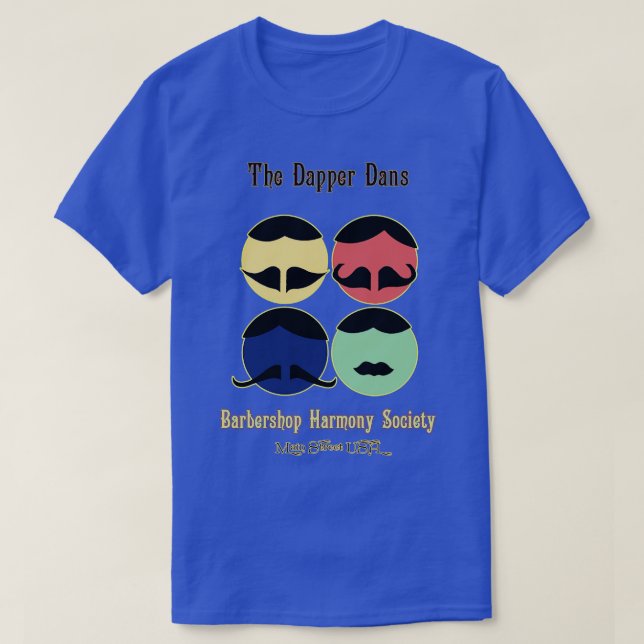 Dapper Dans Barbershop Quartet TShirt (Design devant)