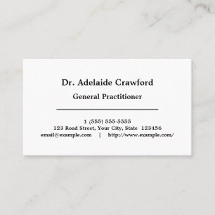 Dapper, humble Carte de visite