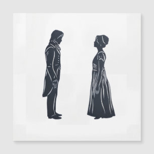 Darcy et Elizabeth Silhouette