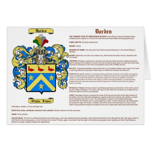 Darden (signification) (Devant horizontal)