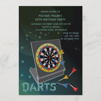 Dards de sport - invitation