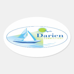 Darien, CT, Sticker pour voilier