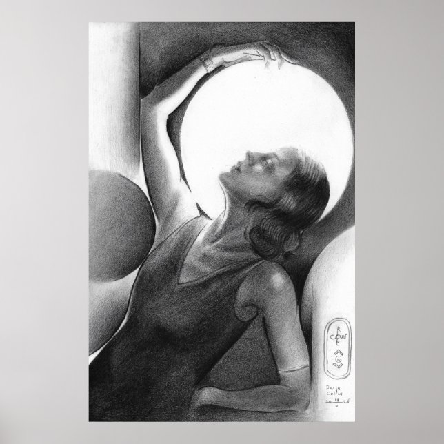 Darja Collin sous la Lune – Danseuse Art Déco (Devant)