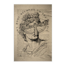 Dark Academia Acrylique Mur Art