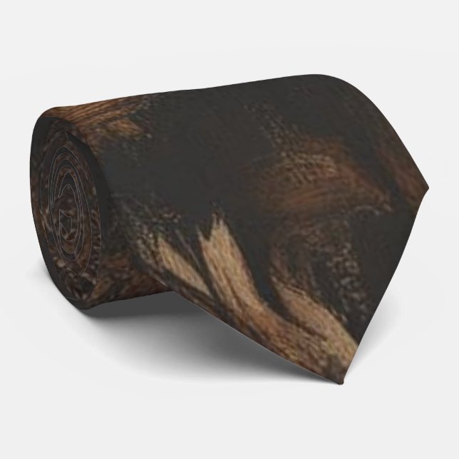 Dark Academia Cravate bohème (Roulé)