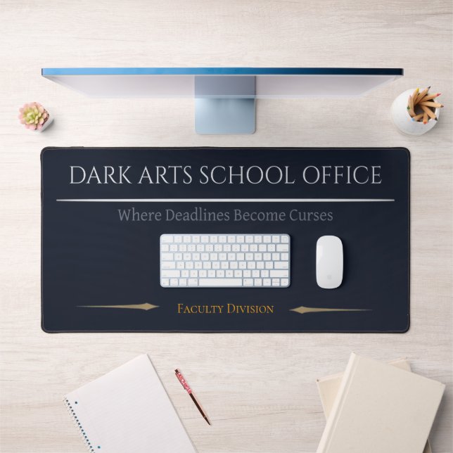 Dark Arts Desk Mat Gothic School Office Pad (Bureau 1)