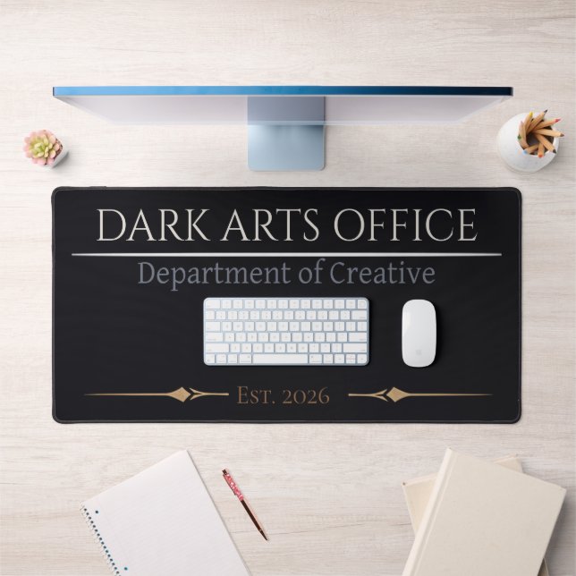 Dark Arts Office Desk Mat Aesthetic Gothic Pad (Bureau 1)