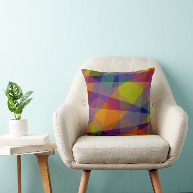 Dark Geometric - Oreiller (Chaise)