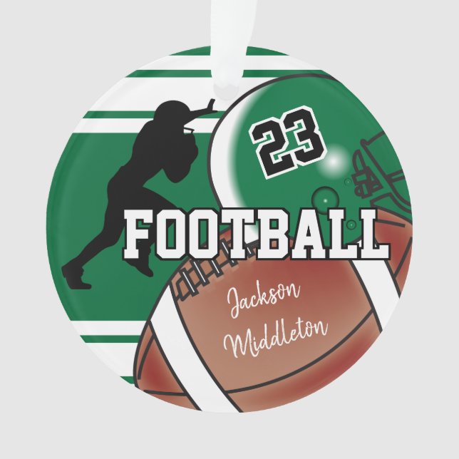 Dark Green personnalise le football (devant)