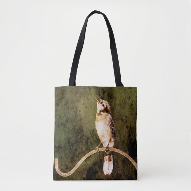 Dark Moody Blue Jay Tote Bag | Nature Inspired Art (Devant)