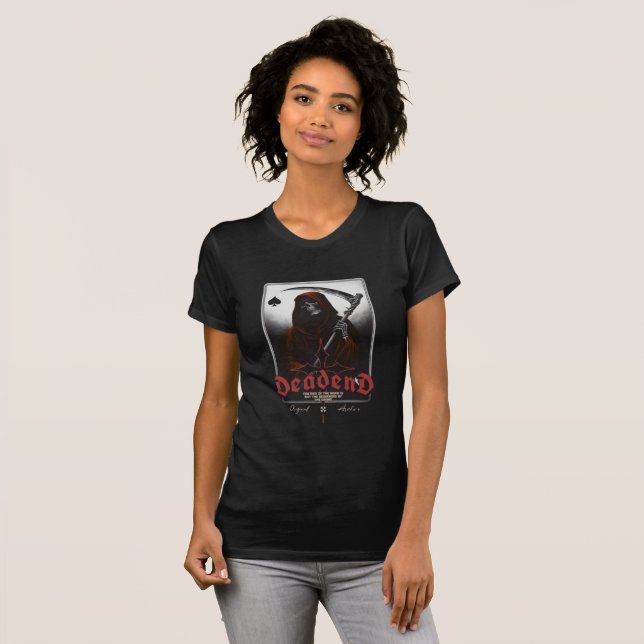 Dark Muse "Deadly" Reaper T-shirt pour femmes - Et (Devant entier)