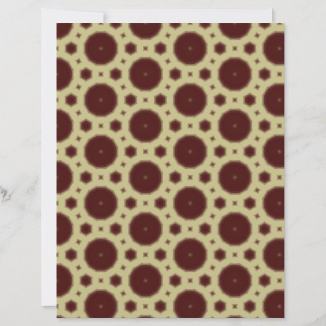 Dark Red design scrapbooking paper (Devant)