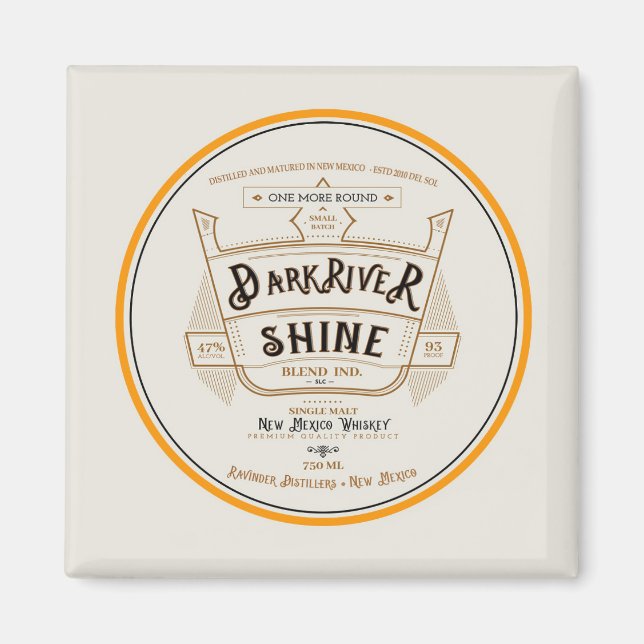 Dark River Shine Sunshine Magnet Vicram (Devant)