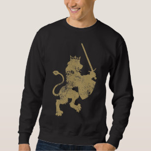 Dark Sweatshirt grunge de lion du Roi Men's