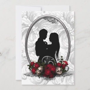 Dark Union Vampire Goth Faire-part de mariage