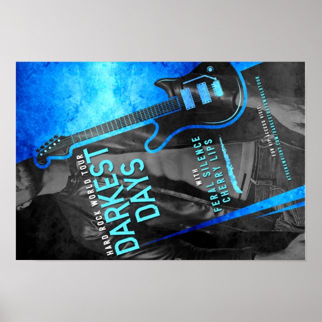 Darkest Days by Athena Wright World Tour Poster (Devant)