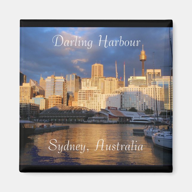 Darling Harbour, Sydney, Australie aimant (Devant)