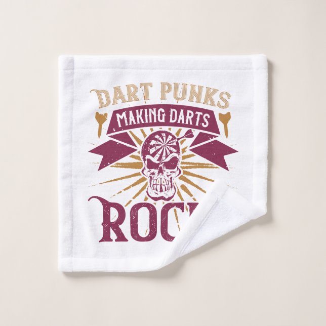 Darts - Dart Punks Fabriquant Darts Rock! (Gant de toilette)