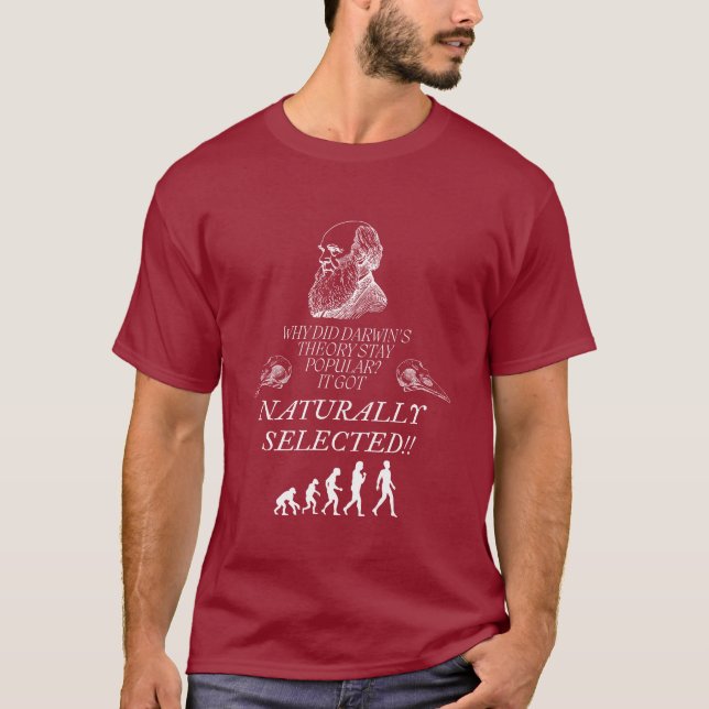 Darwin Evolution T-Shirt : Célébrez le génie de (Devant)