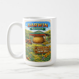 Darwin, MN Tasse de café Boule de ficelle du Minne