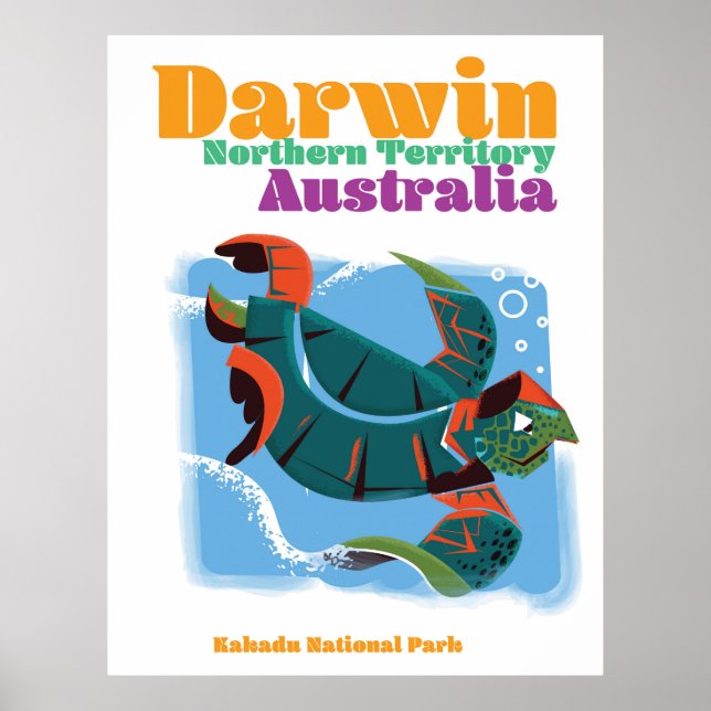 Darwin, Territoire du Nord Australie affiche de vo (Devant)