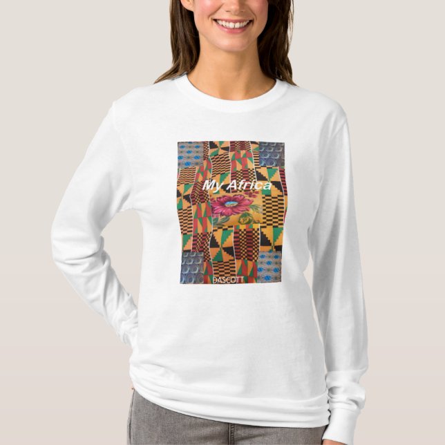 DASCOTT Mon Afrique, t-shirt à manches longues bla (Devant)