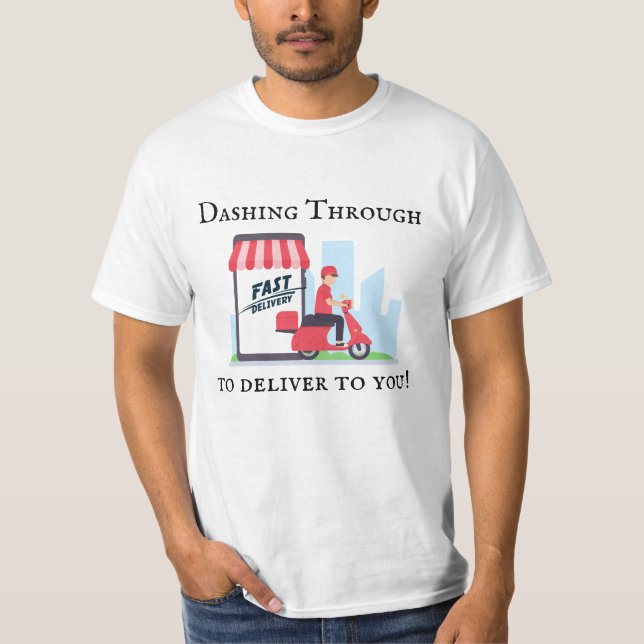 Dashage jusqu'à livrer à vous pilote T-shirt (Devant)