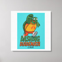 Dashage ROS Diademata sur toile enroulée