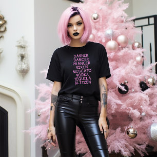 Dasher Dancer Prancer Noël T-shirt