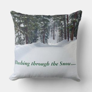 Dashing à travers le Coussin de neige