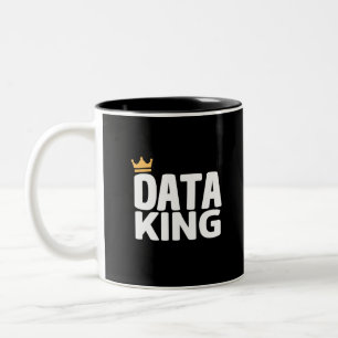 Data King Mug à café à deux tons