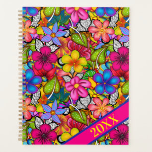 Date annuelle florale tropicale