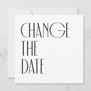 Date de modification minimaliste du Mariage Art dé