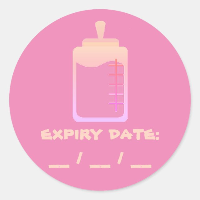 date d'expiration (utilisation par) autocollant (Devant)